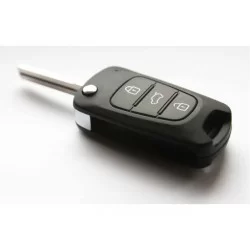 Hyundai Ix35 3 Button Flip Remote Key Shell - Replacement Key Cases from www.keycasereplace.co.uk