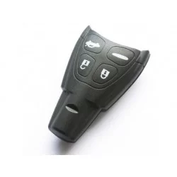 Saab Four Button Smart Key Shell - Replacement Key Cases from www.keycasereplace.co.uk