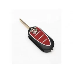 Alfa Romeo 3 Button Flip Remote Key Shell (Sip22) - Replacement Key Cases from www.keycasereplace.co.uk