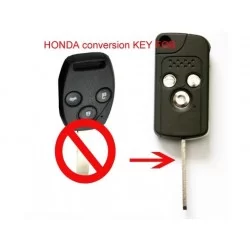 Honda 3 Button Modified Folding Key Blank - Replacement Key Cases from www.keycasereplace.co.uk
