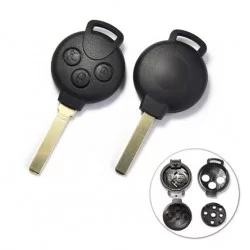 Smart 3 button remote key shell