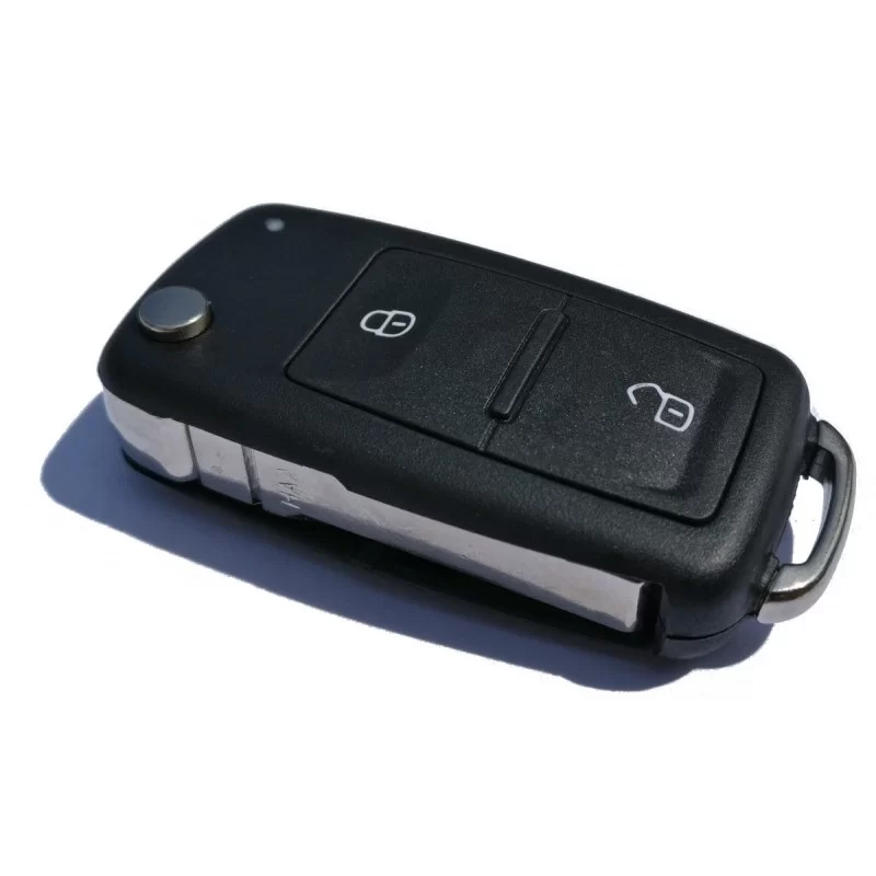 Volkswagen 2 Button Flip Key Case 