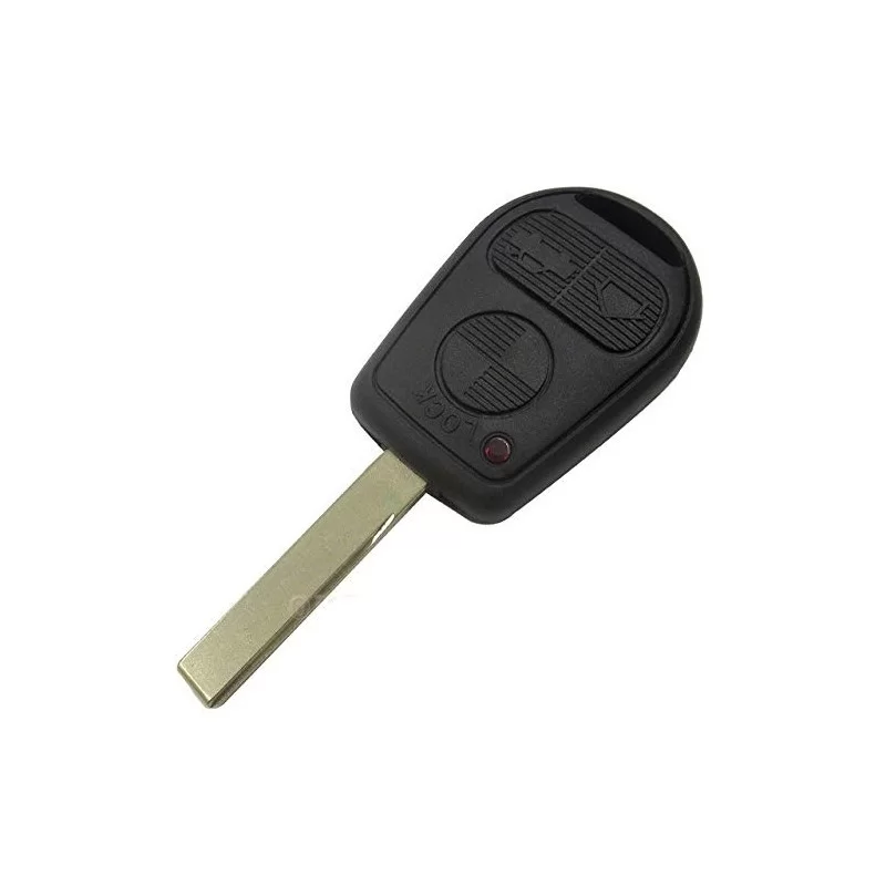 BMW 3 Button Remote Key Shell With HU92 Blade - Replacement Key Cases from www.keycasereplace.co.uk