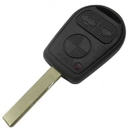 BMW 3 Button Remote Key Shell With HU92 Blade