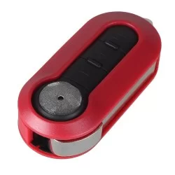 Fiat 3 Button Modified Flip Remote Key Shell (Red Colour) - Replacement Key Cases from www.keycasereplace.co.uk