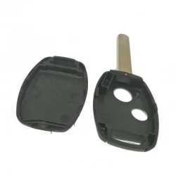 Honda 2 Button Replacement Remote Key Case With Blank Blade | Insides of Honda Key Case