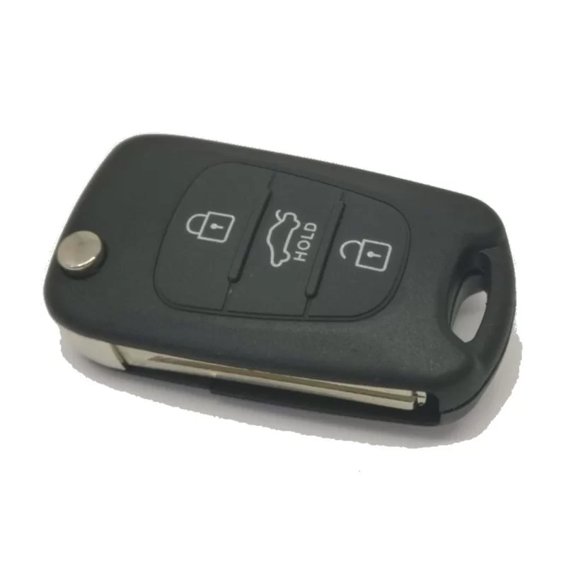 2 Button Replacement Key Fob Case Keyless Entry Remote Key Shell Cover for  Hyundai for Kia No Chip Black 