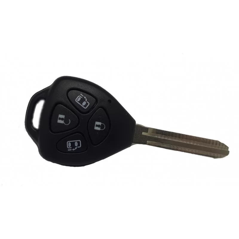 Toyota Camry 4 button remote key shell toy43 blade